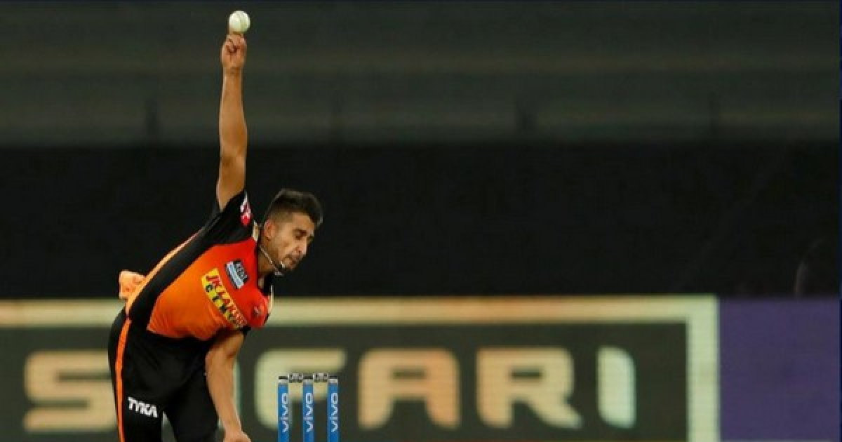Umran Malik bowls the fastest delivery of IPL 2021